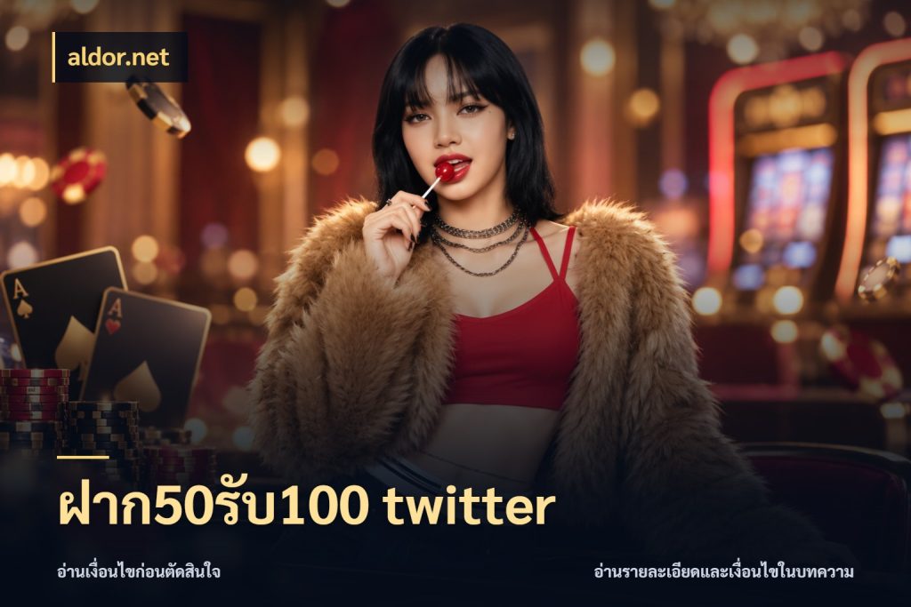 ฝาก50รับ100 twitter ยอดฝากและยอดรับในมุมของคนชอบลุ้น ในมุม aldor.net
