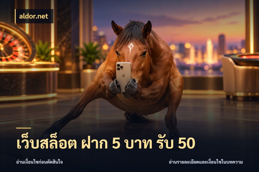 เว็บสล็อต ฝาก 5 บาท รับ 50 จับคู่โบนัสกับสไตล์เกมที่ชอบ สไตล์ aldor.net