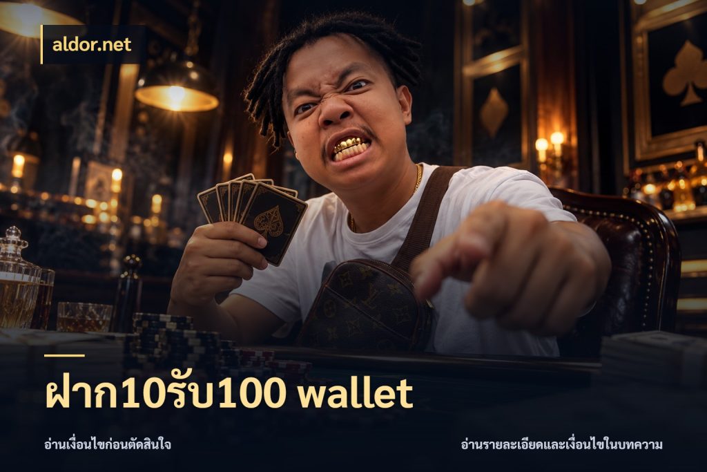 ฝาก10รับ100 wallet aldor.net โปรยอดรับที่สายเกมสนใจ