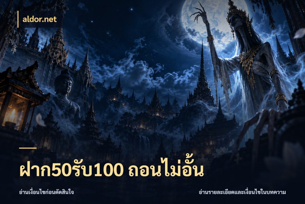 ฝาก50รับ100 ถอนไม่อั้น aldor.net โปรกับเกมที่ชอบเลือกให้ตรงสไตล์