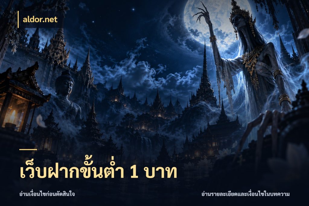 เว็บฝากขั้นต่ำ 1 บาท aldor.net เปิดมุมยอดเริ่มต้นสำหรับคนชอบเกม