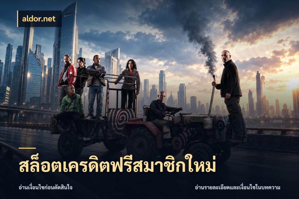 สล็อตเครดิตฟรีสมาชิกใหม่ จากชื่อเครดิตฟรีสู่ความสนุกที่เข้าใจได้ กับ aldor.net