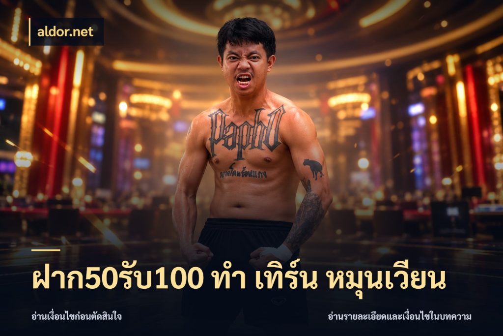 ฝาก50รับ100 ทํา เทิร์น หมุนเวียน สายโบนัสเลือกจังหวะสนุกได้อย่างไร กับ aldor.net