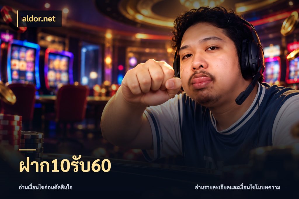 ฝาก10รับ60 aldor.net สนุกกับตัวเลือกโปรในสไตล์ของคุณ