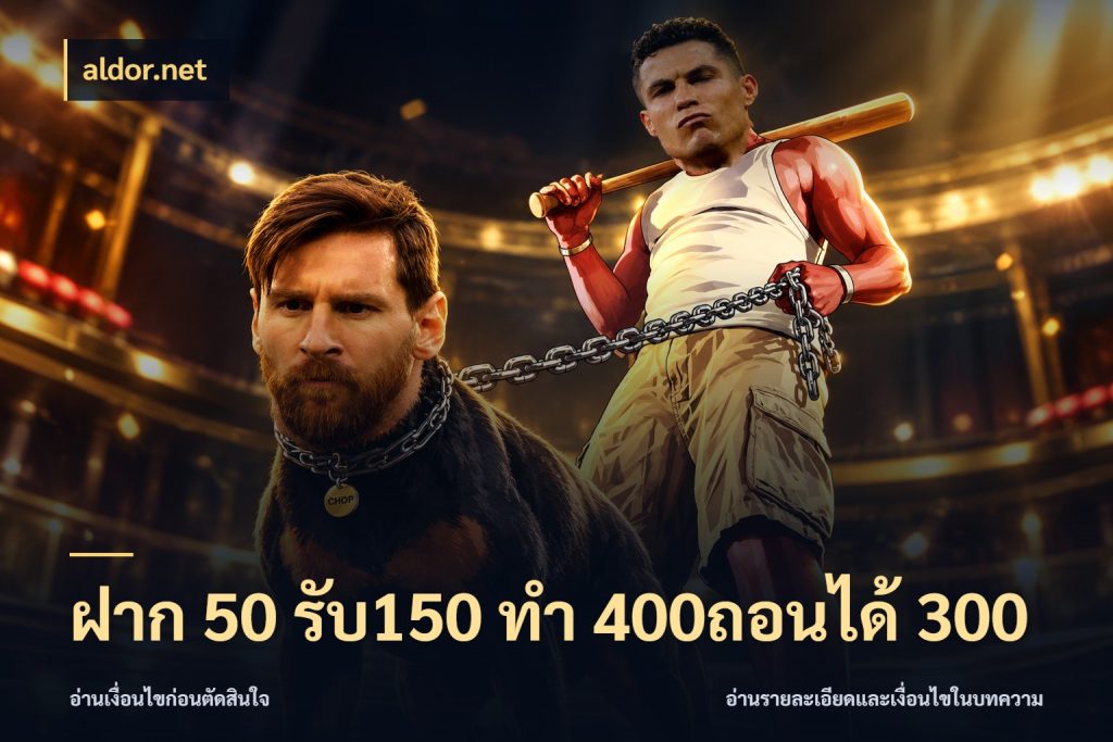 ฝาก 50 รับ150 ทํา 400ถอนได้ 300 aldor.net สายโบนัสเลือกจังหวะสนุกได้อย่างไร